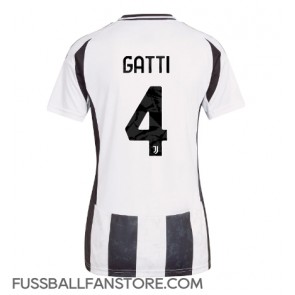 Juventus Federico Gatti #4 Replik Heimtrikot Damen 2024-25 Kurzarm